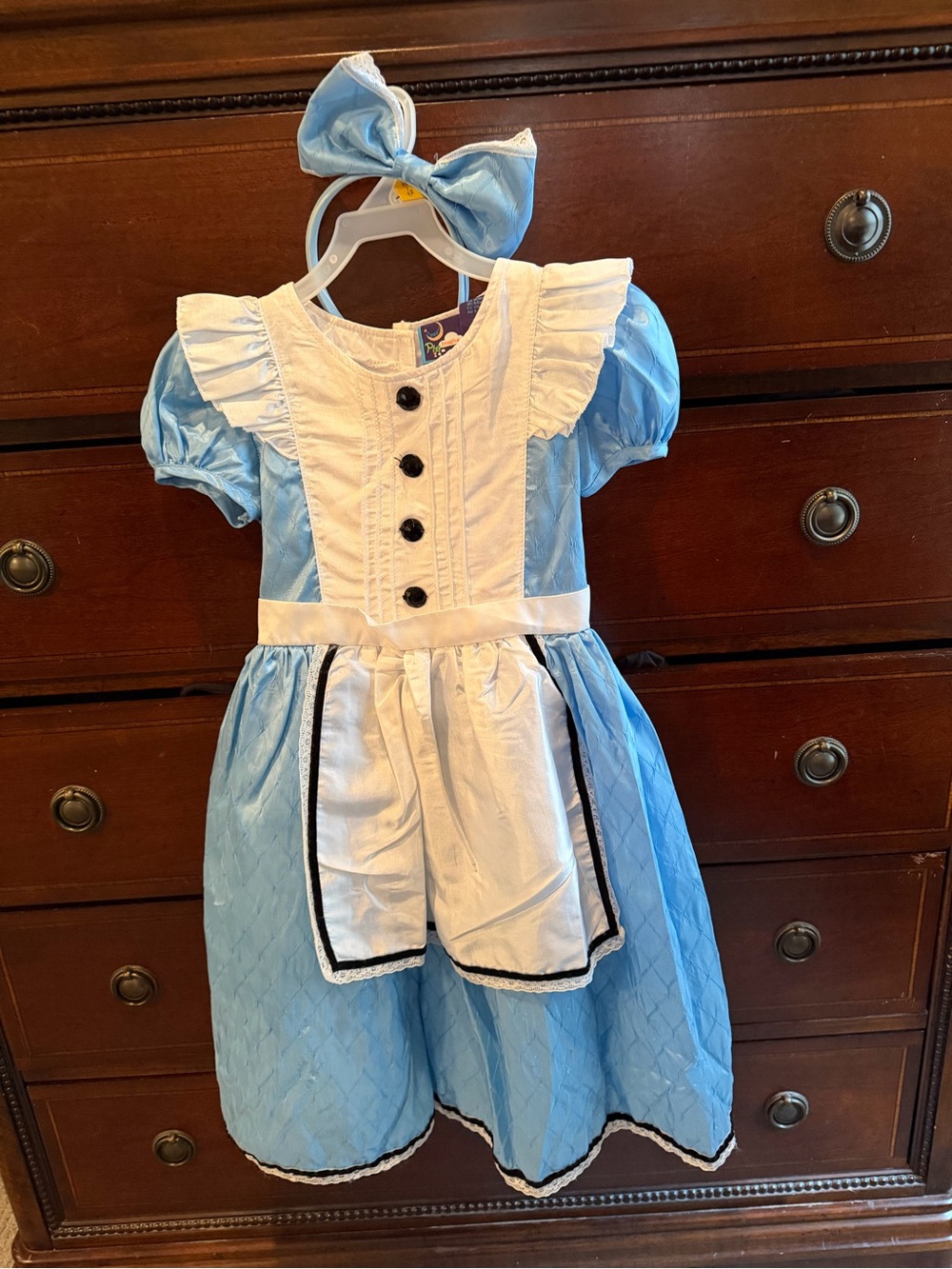 Girls Alice In Wonderland Halloween Costume with headband